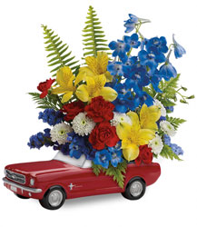 Teleflora's '65 Ford Mustang Bouquet  from Carl Johnsen Florist in Beaumont, TX